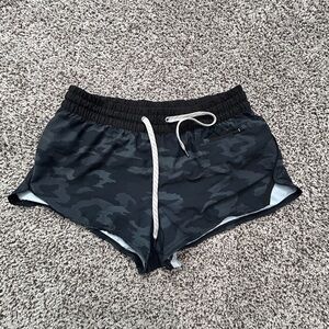 Vuori Dark Camo Athletic Shorts